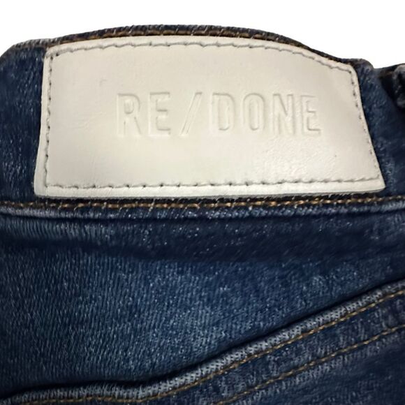 Re|Done Denim Jeans ~ size 27 ~ raw unfinished hem ~ button fly - Picture 9 of 13